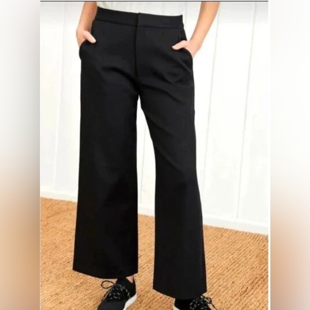 Jenni kayne wide leg trouser black size 2